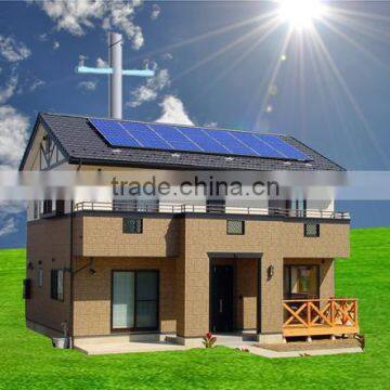 Sustainable roof 10KW whole house on grid solar power system with CE ROHS approved