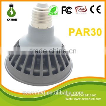 Hot new products led pl light par30 lamp b22 e26 e27 base 7 watt led par lamp for 2015