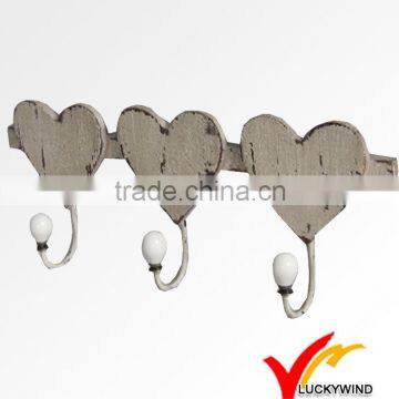 Wall Art Vintage 3 Metal Wall Hooks photo-3