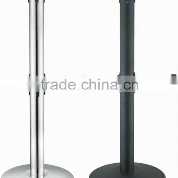 Steel Retractable Dual-line Belt Stanchion Using In Bank,Holtel,Restarant