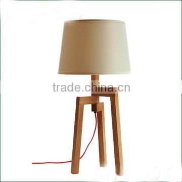 solid wood wooden reading lamp for children