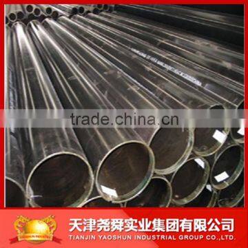 JIS Mild black round ERW oiled steel pipe for sale