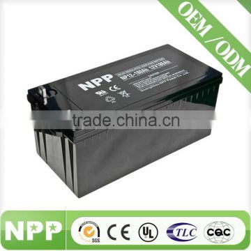 12v180ah China factory VRLA hot sale solar battery