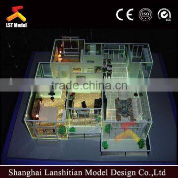 Real Estate Interior Model Apartment Model With Lighting System Display photo-3