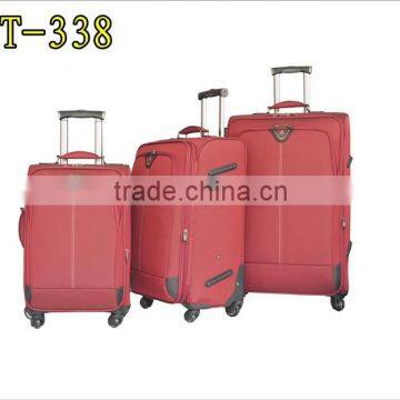 manufacture supplier 3 or 4 pcs personalized trolley luggage set made in baigou