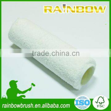 white microfiber paint roller