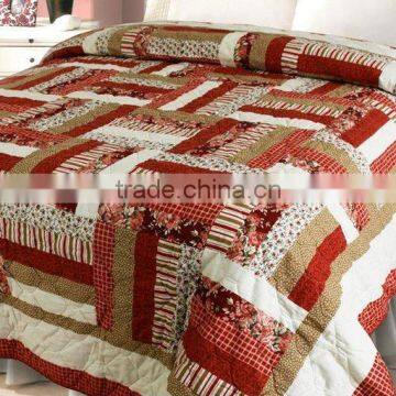 bed sheet patchwork quilt