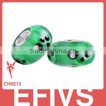 2013 Top Rated Colorful Flower Murano glass beads wholesale