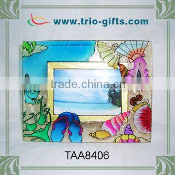 2013 hot sale stained glass photo frames with sandle