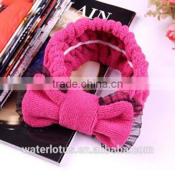 Korea Styleheadband Mircofiber Bowknot Lace Headband for Female Young Girl photo-6