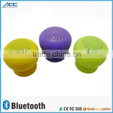 wholesale sucker mini mushroom bluetooth speaker