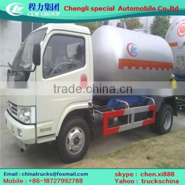 High quality new arrival dongfeng 4x2 lpg cylinder truck