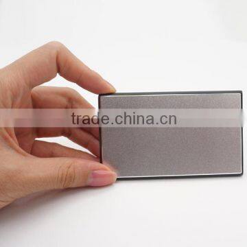 Ultra-thin credit card power bank with CE,ROHS for business promotional gift