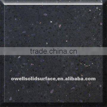 Total Raw Composite Black Star Quartz Countertop