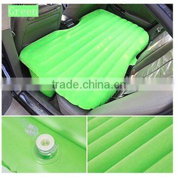 8mm Fashion Green Inflatable Car Air Mattress Folding Car Bed