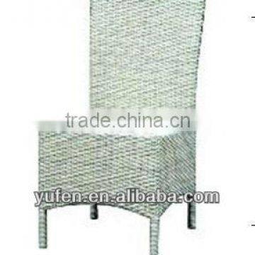 aluminum resin wicker rattan restaurant chair
