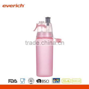 500ml Creative Outdoor Sports Portable Summer Spray Plastic Water Bottle