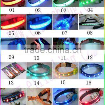 Attractive and Lighting led dog collar,led pet collar for dogs