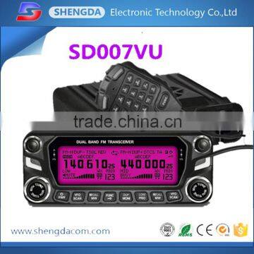 colorful display 144/220/440mhz 50W FM Dual band mobile transceiver for car truck military use