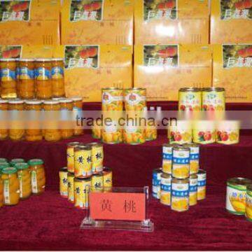 Canned yellow peach of good quality with factory price