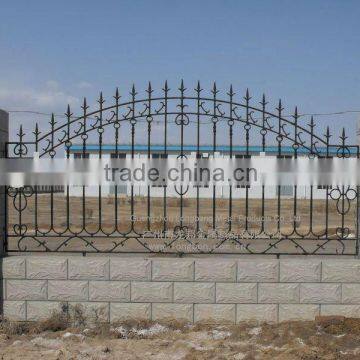 2015 Top-selling galvanized wrought iron fencing