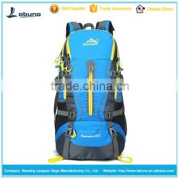 2016 Custom wholesale directly factory latest hiking outdoor backpack