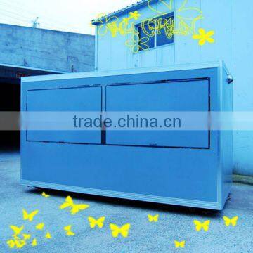 New Design Kiosk and Push Food Service Cart with Wheels Handle XR-FV400 D