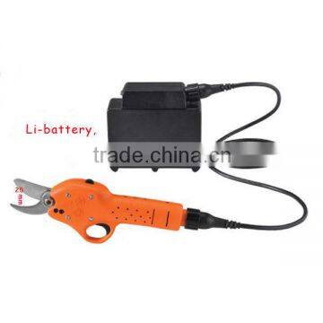 2016 newest hot sales li-battery pruning shears