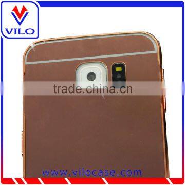 Metal Aluminum Matte Hard Bumper Mirror Case Cover for Samsung S6 photo-5