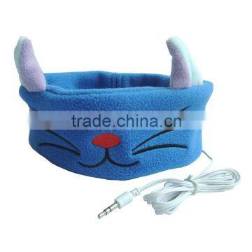 Custom Logo Wired Cute Sports Headband Headphones For Laptop Computer