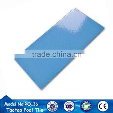 Foshan Manufacturer Light Blue Color Swim Pool Tiles Size photo-4