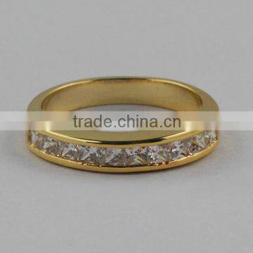 Fashion Rose 24K Gold Jewelry Ring,Micro Pave Setting Ring photo-2