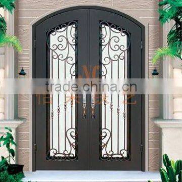 Wrought Iron Entrance Door