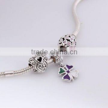 European Style Steling Silver Oxidized Heart Beads photo-2