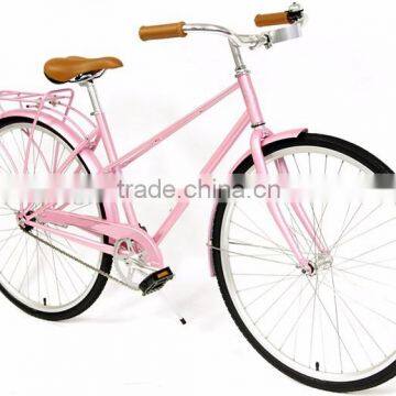 Ladies city bike steel fixed gear bike for discount sale KB-CB-M16034