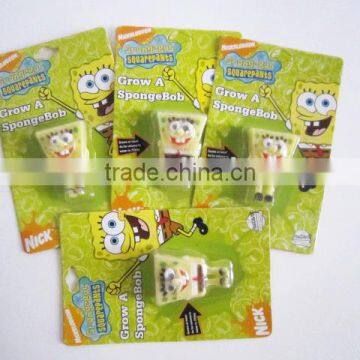 Factory supplier New Growing spongebob magic grow in water toys