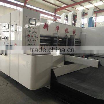 High Speed XH-1400&2600 Flexo Printing 3 Colors Slotter Die Cutting Machine photo-4