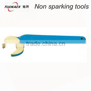 Spanner open end bent non sparking spanner