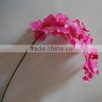 artificial flowers long stem silk orchids