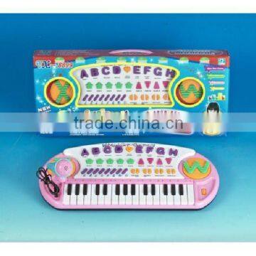 32 keys English electronic keyboard toy with microphone