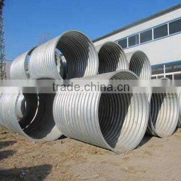 large diameter galvanized corrugated steel pipe competitive price