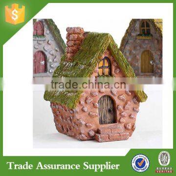 Factory custom resin wholesale fairy garden house