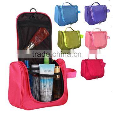 Travel series hanging laundry bag water resistant cosmetic bag, hanging make up bag