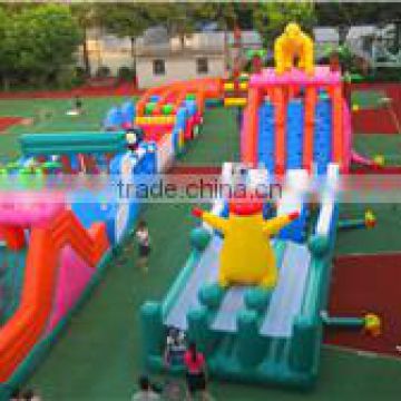 60*7*8.2m big inflatable obstacle course, large inflatable obstacle race for adults