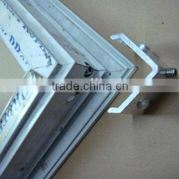 connection corner for euro type aluminium window and door and furniture