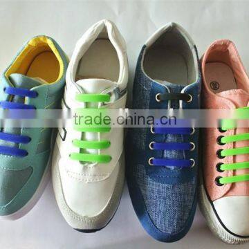 Colorful Patented Elastic Shoelaces, No Tie Silicone Shoelaces, Fashionable Shoelaces Rongjiamei photo-6