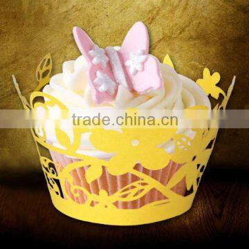 custom decorative cupcake wrapper for wedding / festival / holiday
