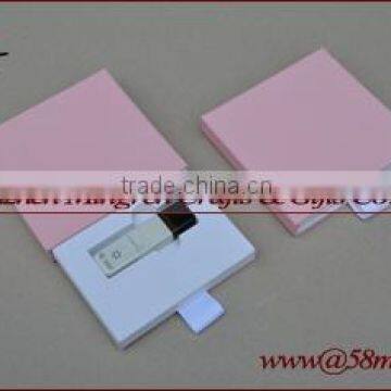 Wholesale Fabric Linen USB Drive Gift Boxes Wedding Package USB Box photo-5