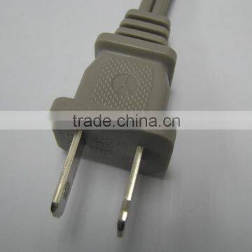 UL /CUL standard 0.5A 125V grey us electrical plug