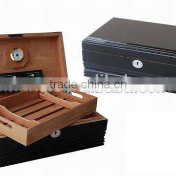 Handmade Electric Spanish Cedar Cigar Humidor for 100 Cigars,humidor Cigar Watch Box photo-4